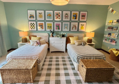 Sweet Shared Bedroom for Little Imaginations